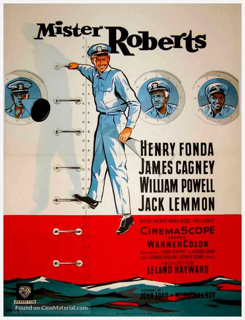 Mister Roberts - Danish Movie Poster