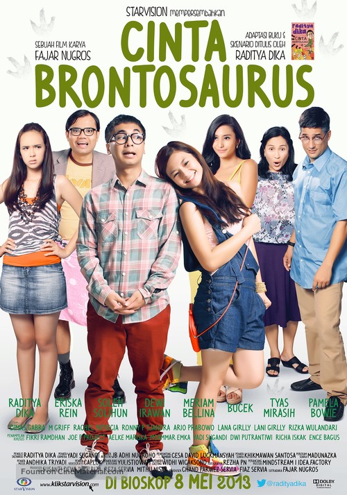 Cinta brontosaurus - Indonesian Movie Poster
