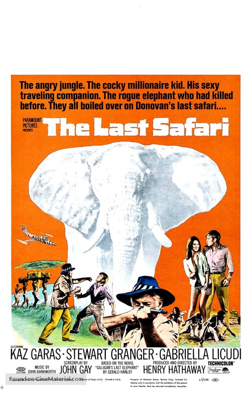 The Last Safari - Movie Poster