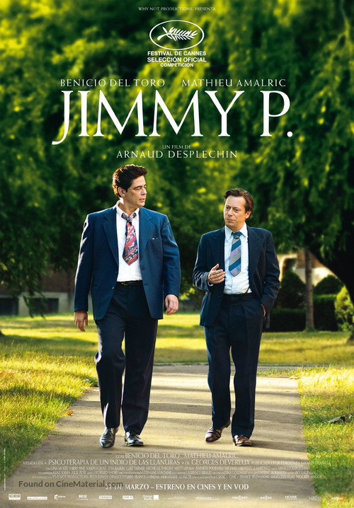 Jimmy P. - Spanish Movie Poster