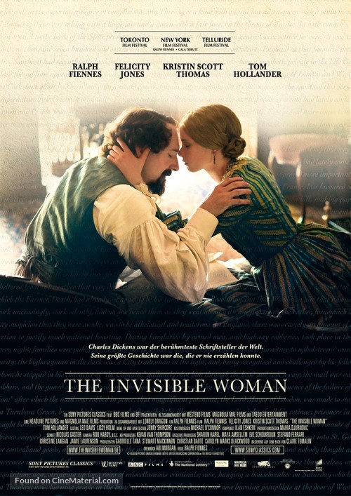 The Invisible Woman - German Movie Poster