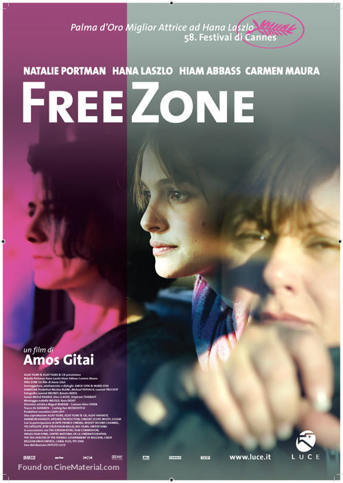 Free Zone - Italian Movie Poster