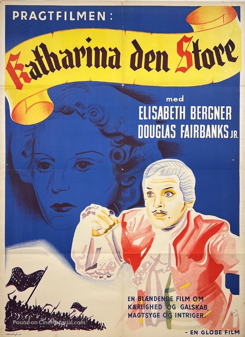 The Rise of Catherine the Great - Danish Movie Poster