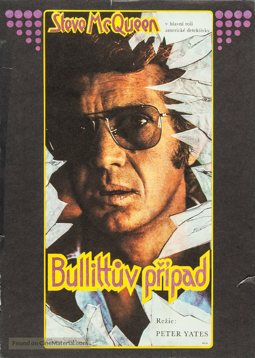 Bullitt - Czech Movie Poster