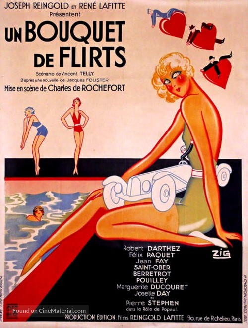 Un bouquet de flirts - French Movie Poster