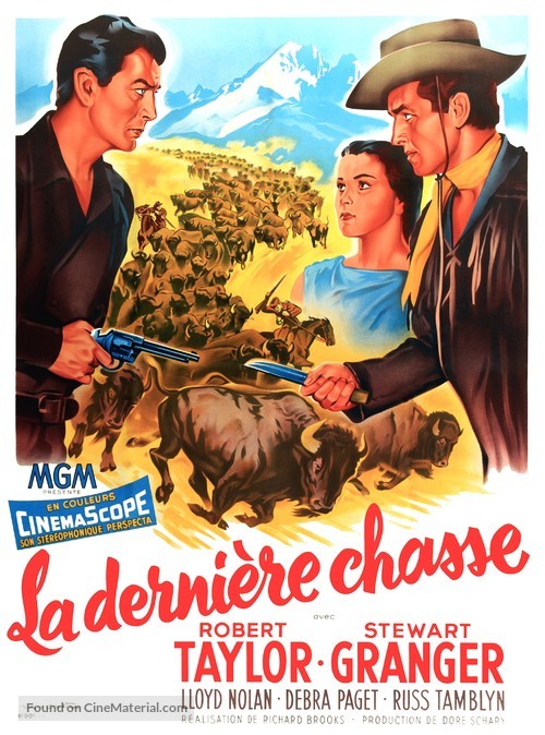 The Last Hunt - French Movie Poster