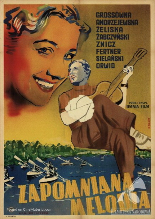 Zapomniana melodia - Polish Movie Poster