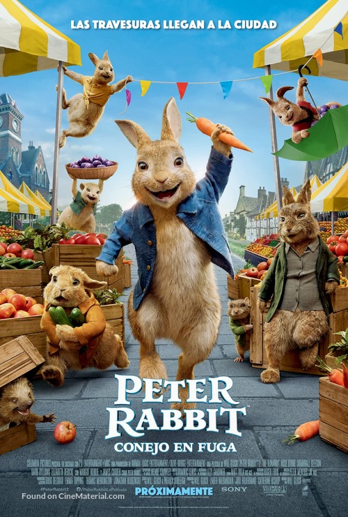 Peter Rabbit 2: The Runaway - Colombian Movie Poster