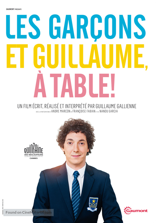 Les gar&ccedil;ons et Guillaume, &agrave; table! - French DVD movie cover