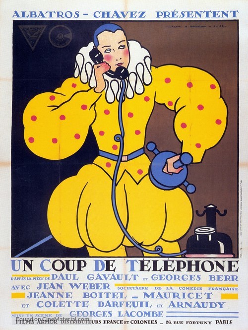 Un coup de t&eacute;l&eacute;phone - French Movie Poster