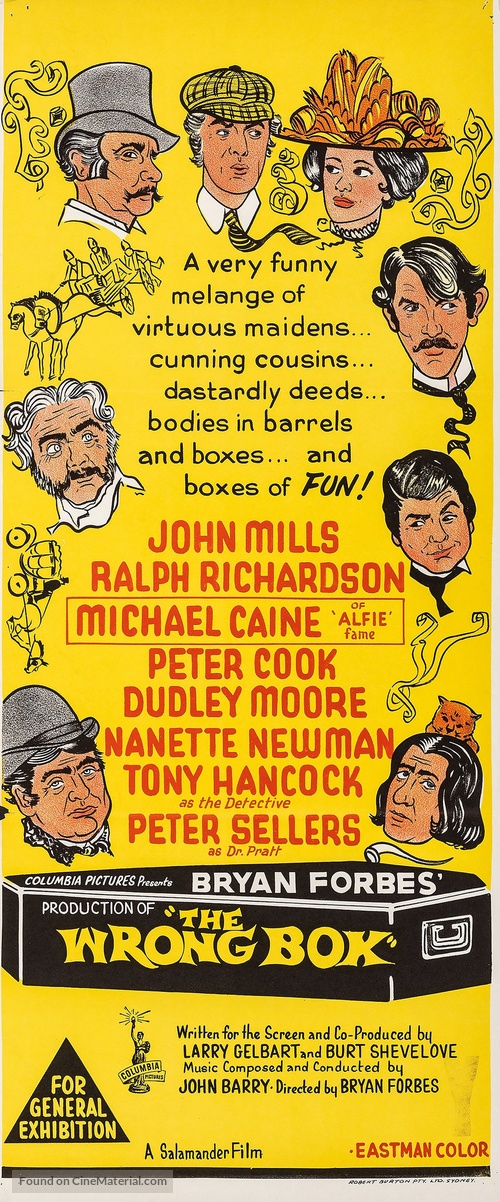 The Wrong Box - Australian Movie Poster