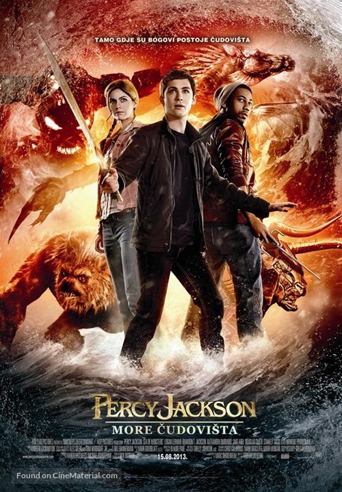 Percy Jackson: Sea of Monsters - Croatian Movie Poster