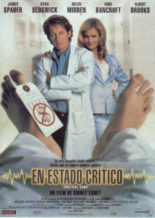 Critical Care - Spanish Movie Poster