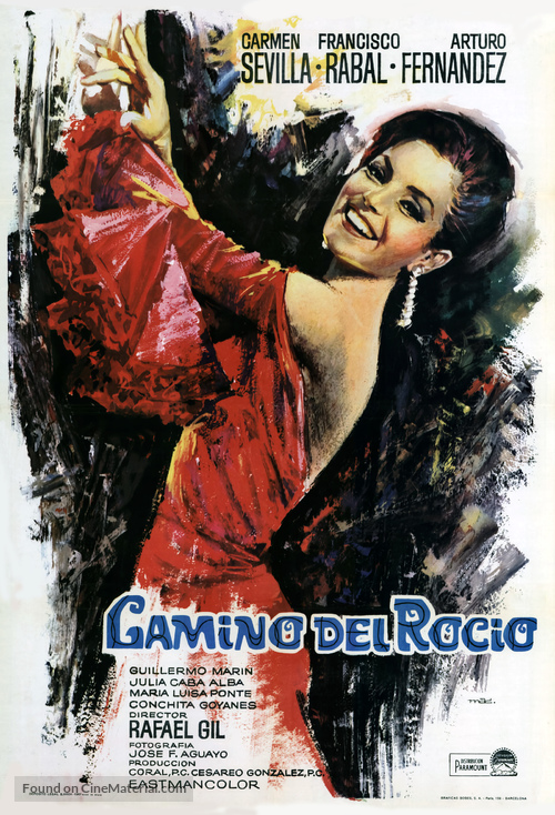 Camino del Roc&iacute;o - Spanish Movie Poster