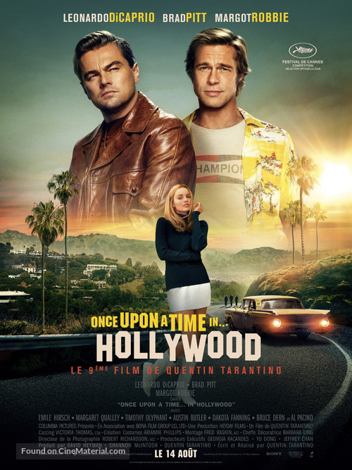 Once Upon a Time in Hollywood - French Movie Poster