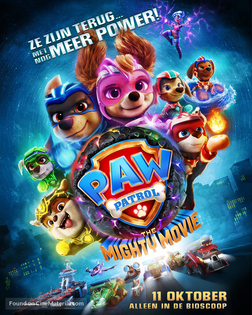 PAW Patrol: The Mighty Movie - Dutch Movie Poster