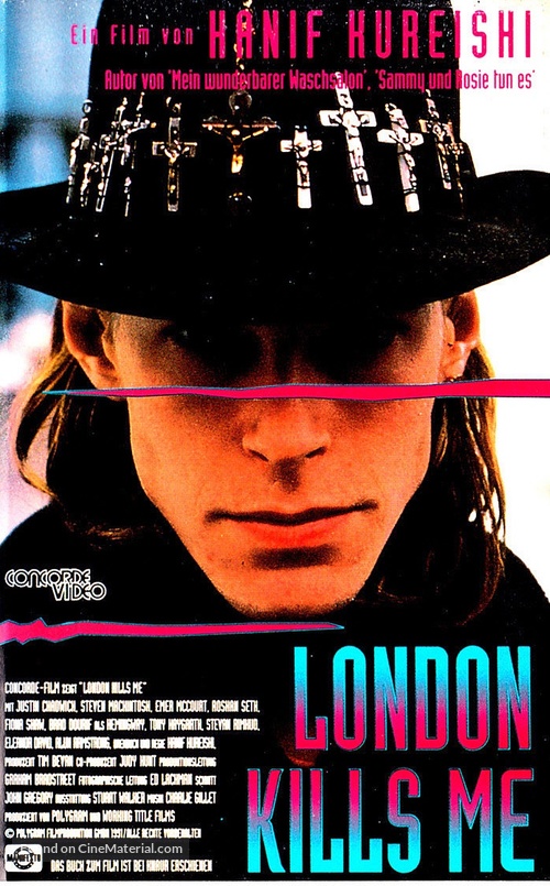 London Kills Me - German VHS movie cover