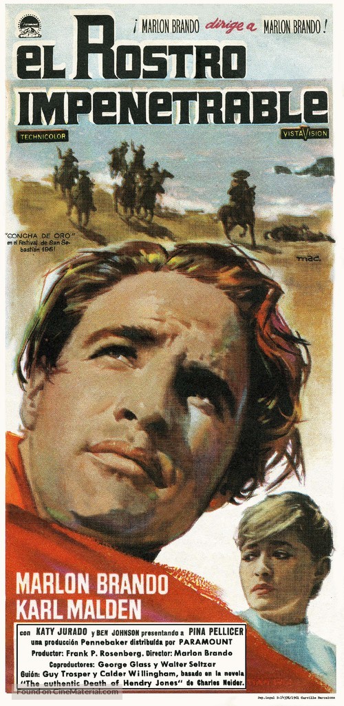 One-Eyed Jacks - Spanish Movie Poster