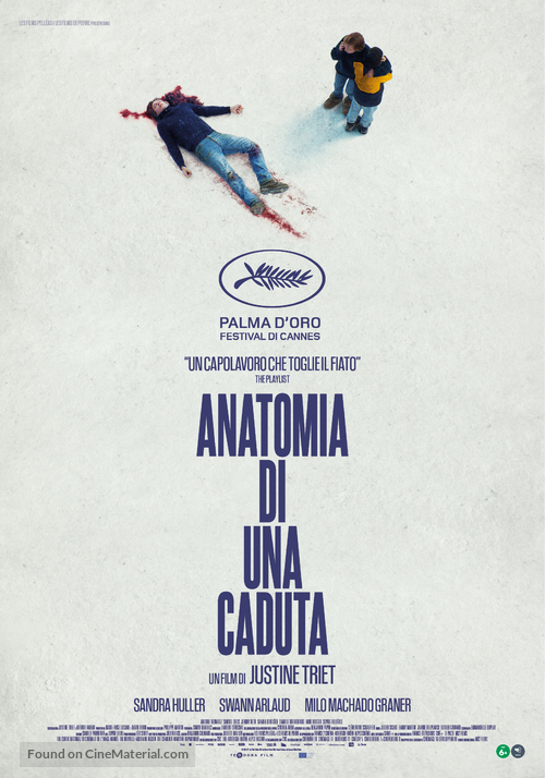 Anatomie d&#039;une chute - Italian Movie Poster