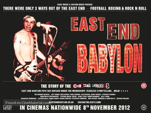 East End Babylon - British Movie Poster