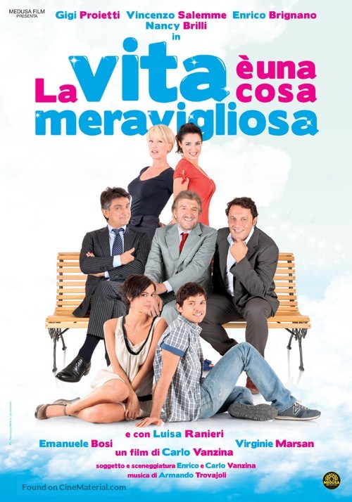 La vita &egrave; una cosa meravigliosa - Italian Movie Poster