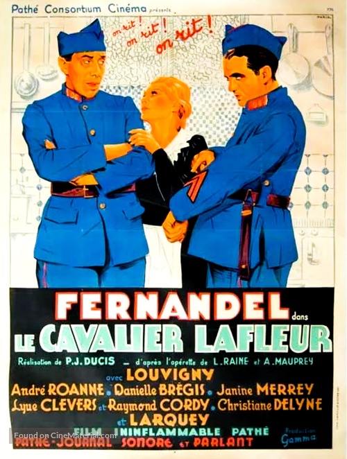 Le cavalier Lafleur - French Movie Poster