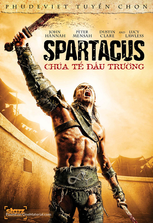 &quot;Spartacus: Gods of the Arena&quot; - Vietnamese DVD movie cover