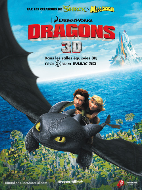 How to Train Your Dragon - French Movie Poster