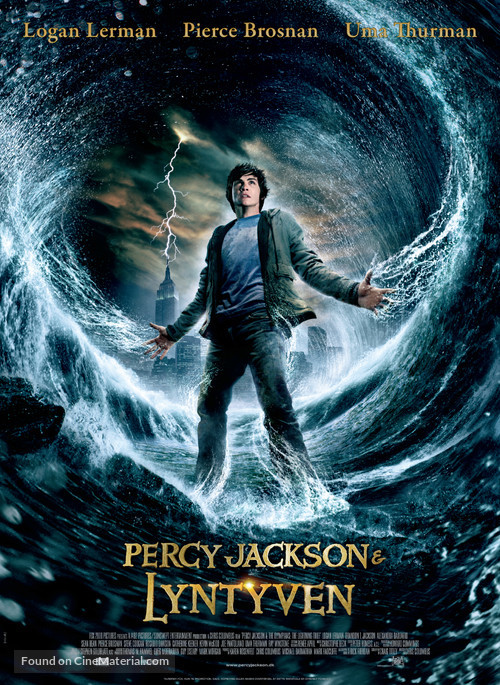 Percy Jackson &amp; the Olympians: The Lightning Thief - Danish Movie Poster