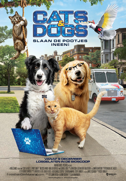 Cats &amp; Dogs 3: Paws Unite - Dutch Movie Poster