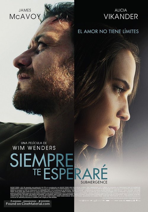 Submergence - Mexican Movie Poster