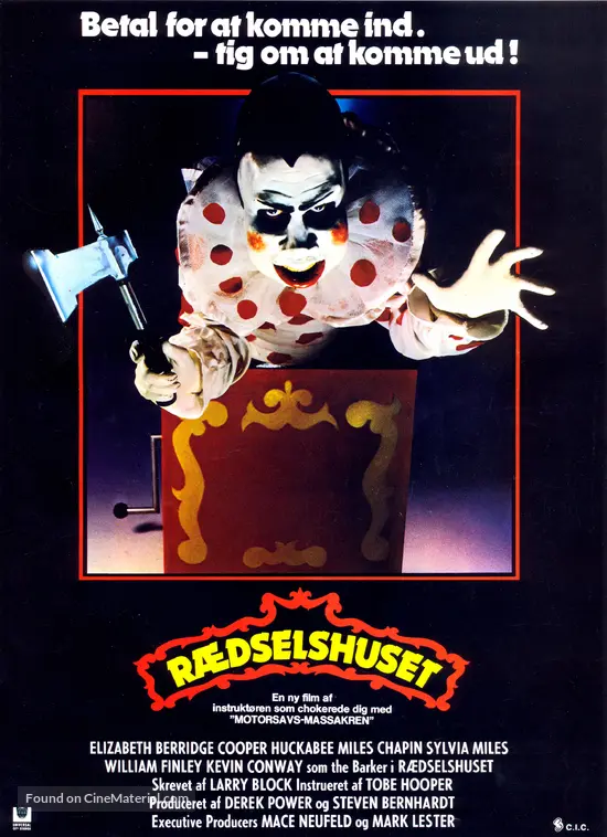 The Funhouse - Danish Movie Poster