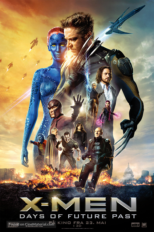 X-Men: Days of Future Past - Norwegian Movie Poster