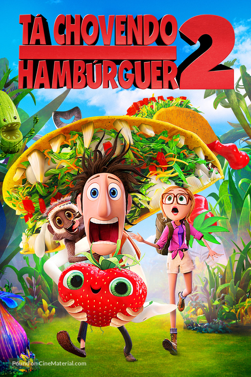 Cloudy with a Chance of Meatballs 2 - Brazilian DVD movie cover