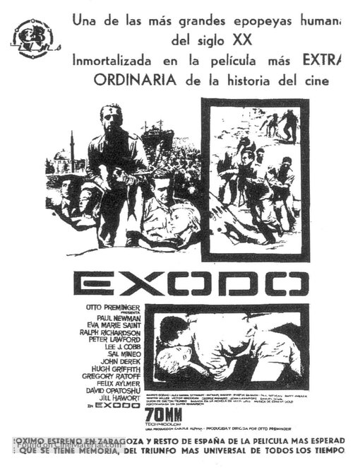 Exodus - Spanish Movie Poster