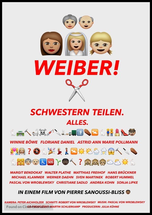 Sisters! Share everything - German Movie Poster