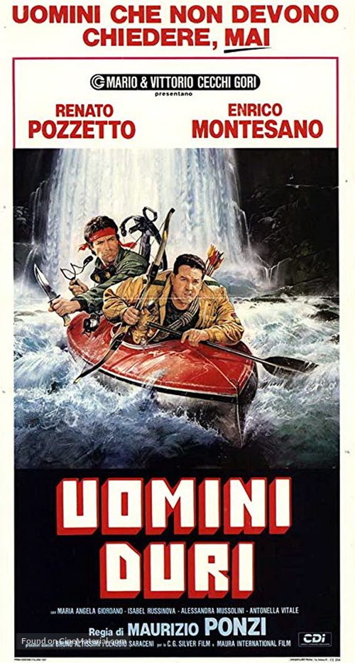 Noi uomini duri - Italian Movie Poster