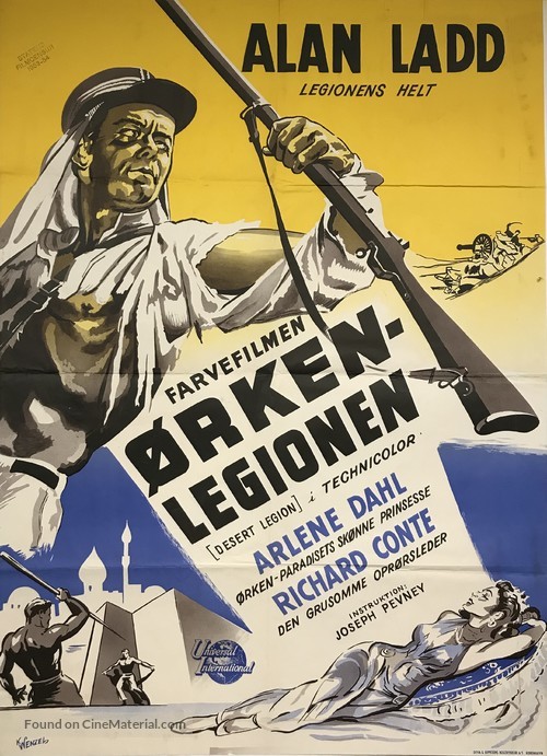 Desert Legion - Danish Movie Poster
