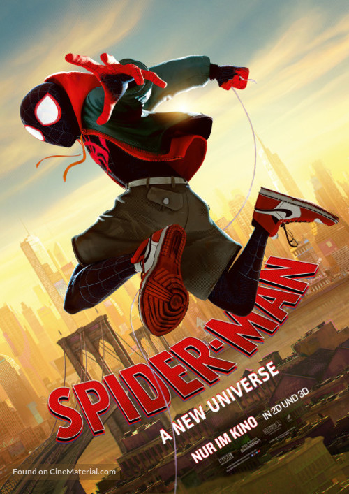 Spider-Man: Into the Spider-Verse - German Movie Poster