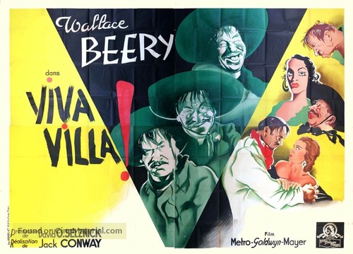 Viva Villa! - French Movie Poster