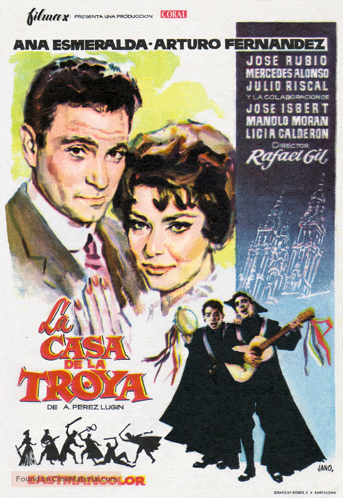 La casa de la Troya - Spanish Movie Poster