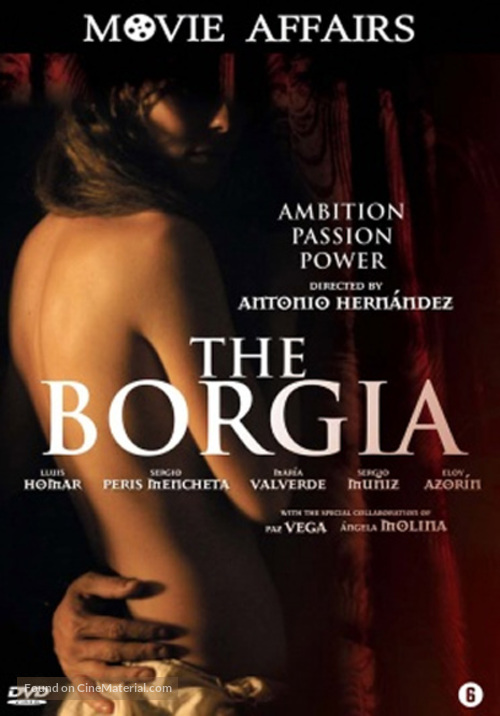 Los Borgia - Dutch DVD movie cover