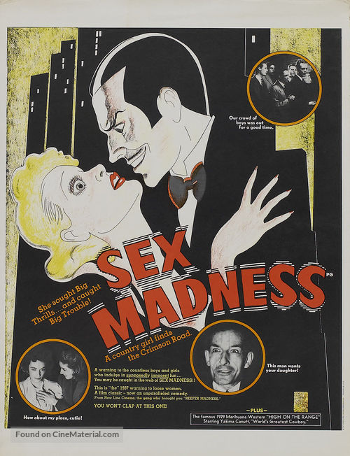 Sex Madness - Re-release movie poster