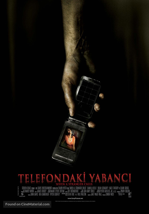 When A Stranger Calls - Turkish Movie Poster