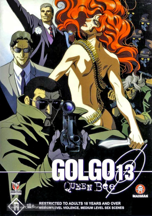 Golgo 13: Queen Bee - Australian DVD movie cover