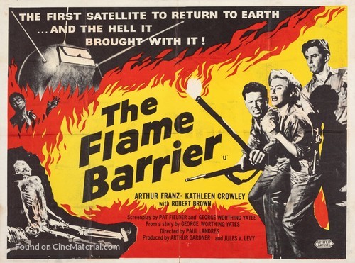 The Flame Barrier - British Movie Poster