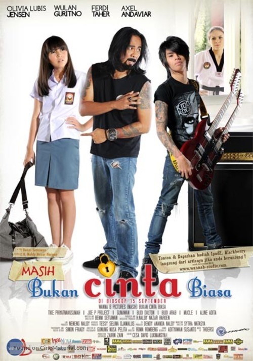 Masih bukan cinta biasa - Indonesian Movie Poster