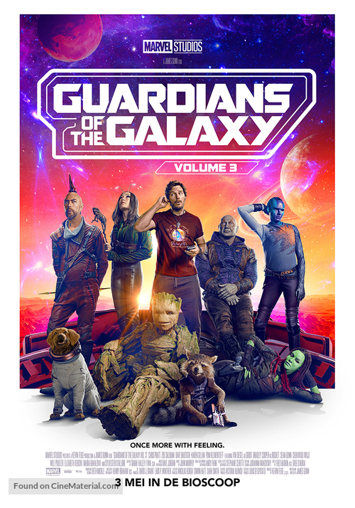 Guardians of the Galaxy Vol. 3 - Dutch Movie Poster