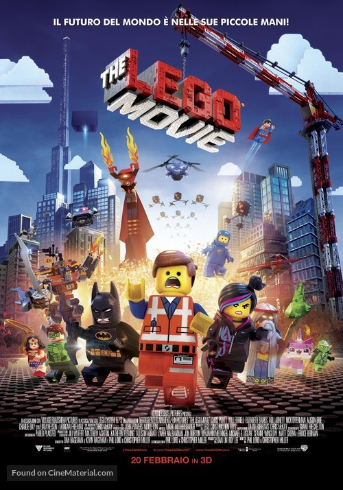 The Lego Movie - Italian Movie Poster