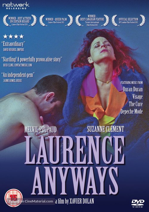 Laurence Anyways - British DVD movie cover